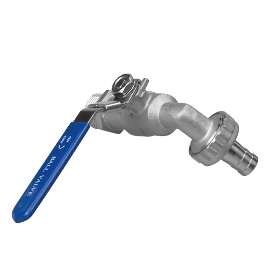 stainless Hose Tap with nipple and lock handle