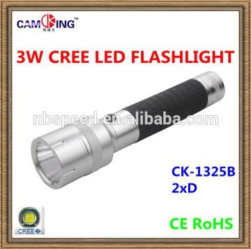 Cree LED Flashlight torch,aluminum torch flashlight,high power led torch,dry battery powered torch