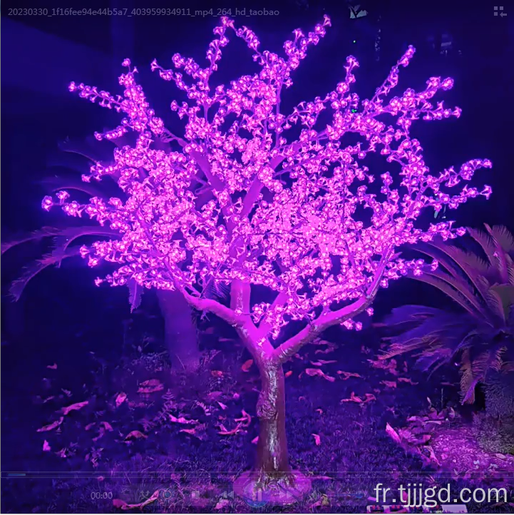 Lampe d'arbre en fleur de cerisier