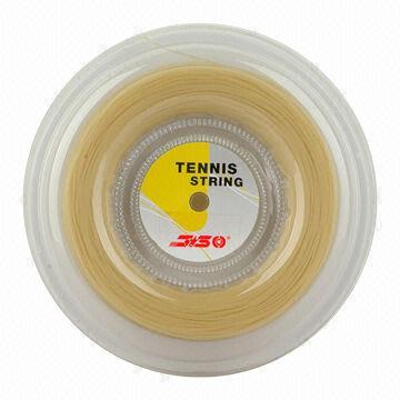 Tennis string, made of synthetic gut, 70lbs tension, measures 1.40mmx200m, OEM orders are welcome