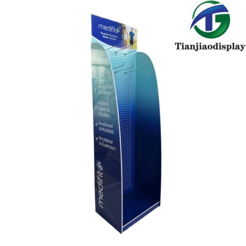 Sustainable Paper Supermarket Display for Product Showcase
