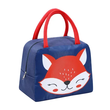 Cute Cartoon Insulated Lunch Bags for Kids and School Picnics