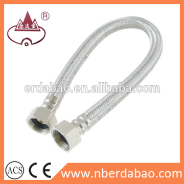 stainless steel flexible connection weaved sink hose