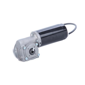 24V 100W DC Right Angle Gear Motor with Encoder