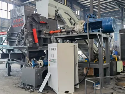 PSX metal recycling cruhsing line for steel mill