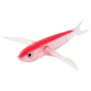 Peche Saltwater Trolling Doures: Flying Fish Lure Untuk Umpan Renang Plastik Soft &amp; Teaser Tuna