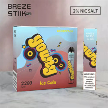 Breze Stiik Mega 2200 Puffs wegwerpbare elektronische vape