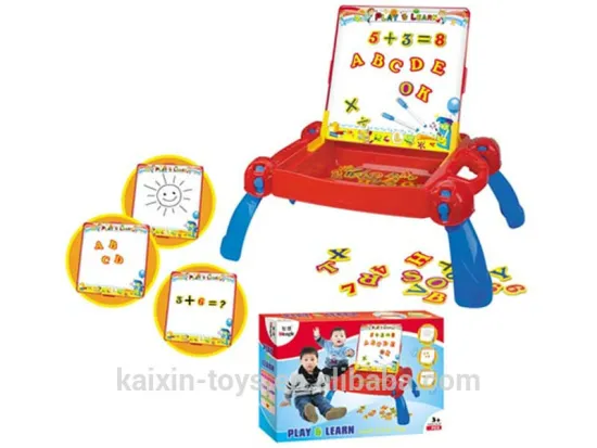 Children's Plastic Learning Table Building Block study table toy