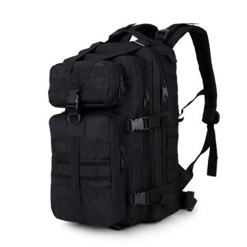 China Factory Wholesale Black Molle 25L Tactical Backpacks for Outdoor Activities