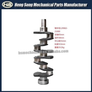 fast delivery excavator 4TNV94 4TNV88 4TNV98 engine parts crankshaft 129902-21000 HOT SALE