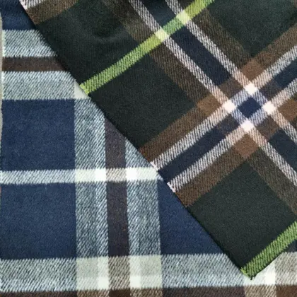 Woolen Plaid Zara design Shirt fabric
