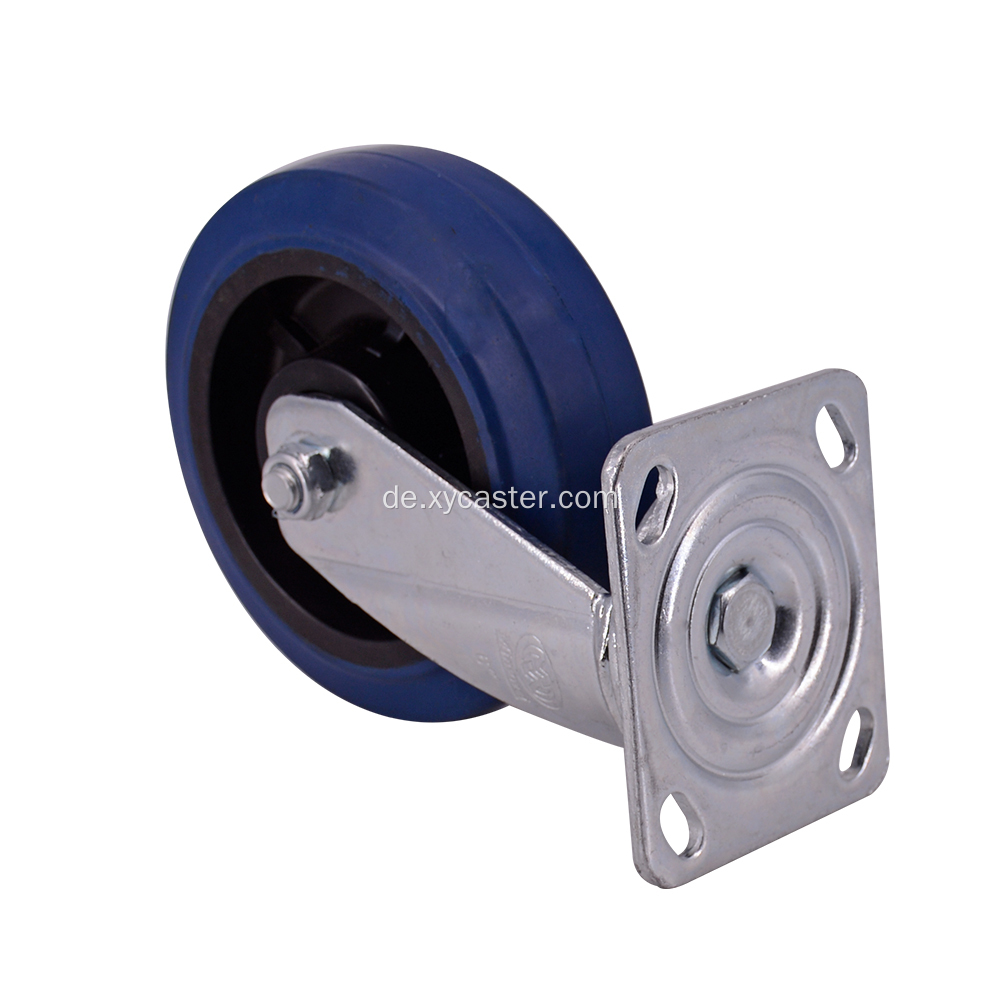 Heavy Duty Swivel 6 Inch Rubber Caster