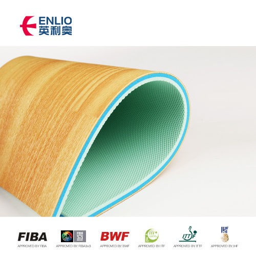 Indoor 6,0 mm Profissional PVC e piso esportivo de basquete de vinil