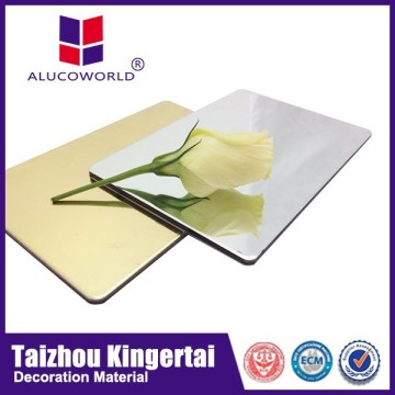 Alucoworld 2016 hot on sale mirror exterior wall cladding boards with good after-sale service