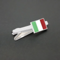 Custom Fashion Men's Captain Superhero round Shape Tie Bar Clips Luxury Luxury Enamel Metal Tie Pins for Weddings