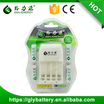 Geilienergy Intelligent Battery Charger For AA/AAA Batteries