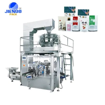 GD8-200B Automatic Doypack Zipper Pouch Bag Auger Powder Packing Machine