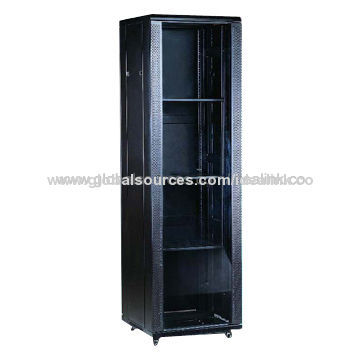 19-inch Network Cabinet Stand Type Racks with 800kg Capacity and Degrease Surface Finish