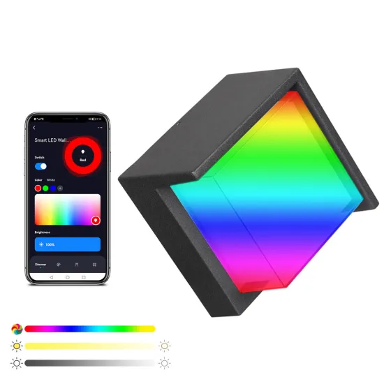CE RoHS Certified WiFi App Controlled RGB LED Wall Light