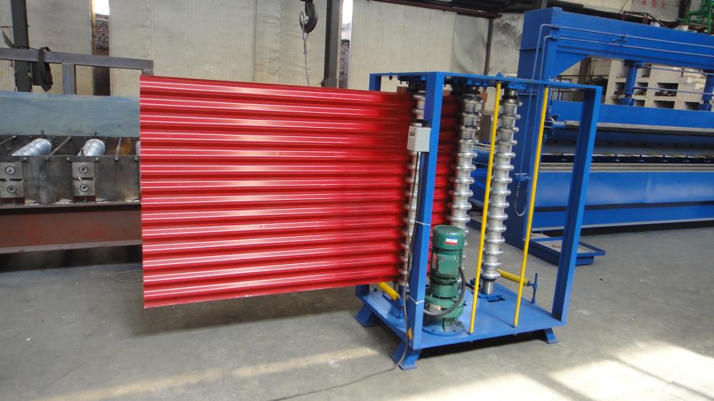 Corrugated Arc Steel Sheet Roll Forming Machine