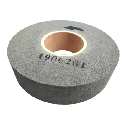 Non Woven Polishing Wheel 9S FIN 8X1X3 - Rapid Finishing Convolute Wheel for Metal