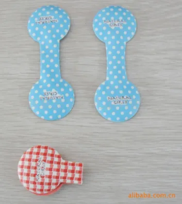 new shelves printed stripe cute bone shape printing silicone book mark metal