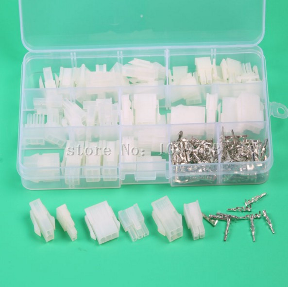 25 sets 2pin 3p 4 pin 4.2mm Pitch Terminal / Housing / Pin Header Connector Wire Connectors Adaptor 5557 5559-2P Kits