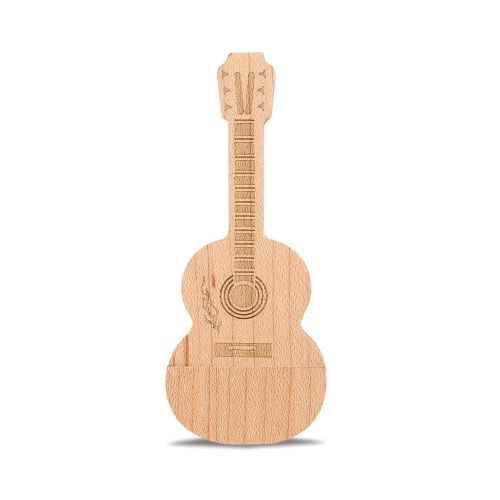 Guitar Usb Flash Drive Wood Usb Stick
