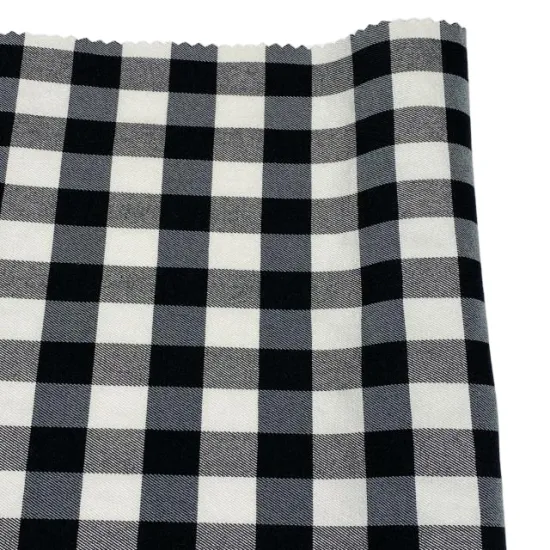 black white double Twill Toko Fabric Nylon