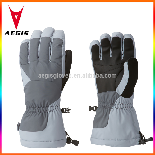 mens thinsulate waterproof elastic heated ski gloves