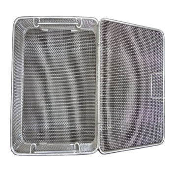Stainless Steel Electro Polished Sterilization Mesh Basket
