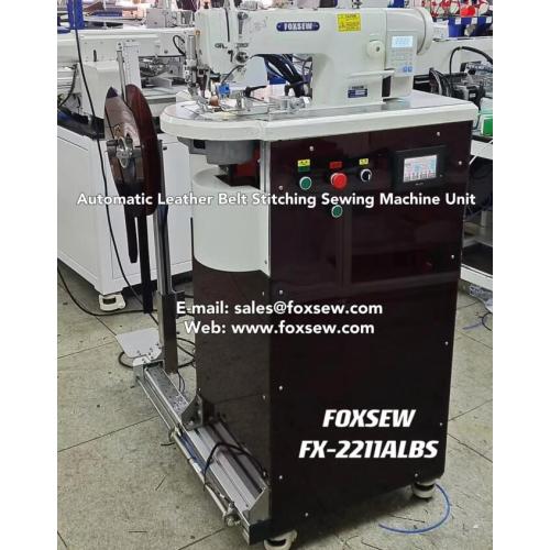 Machine de couture à courroie en cuir automatique