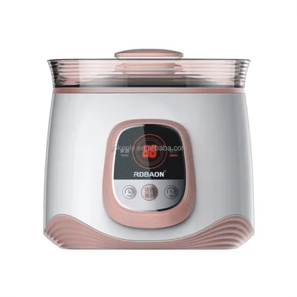 0.6L Electrical Mini Commercial Rice Cooker with Stewing Ceramics Inner Pot
