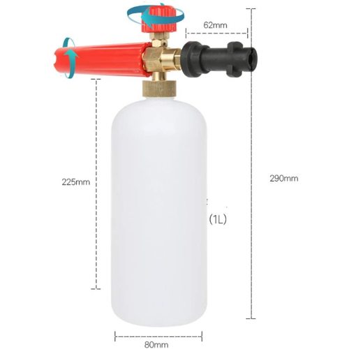 Pistola de pulverização de canhão de espuma de espuma de neve