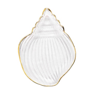 Crystal Clear Shell Dish Ocean Series Dinner Plate