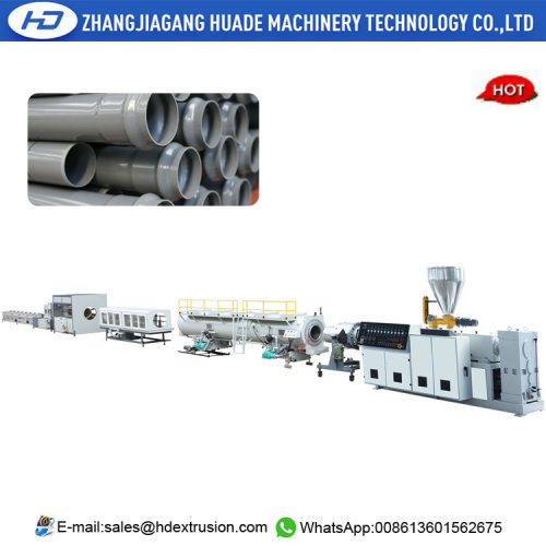 630mm PVC UPVC ท่อระบายน้ำทิ้งท่อ Extrusion Line