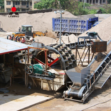 Customizable Wheel Sand Washing Machine Quartz Silica Sand Washer For Sale
