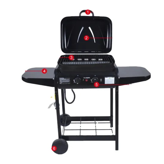 Wholesale Commercial Camping Outdoor Propane Grill: 2 Burners & Multi-Burners Gas BBQ Grills