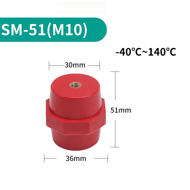 Niedrige Spannungsisolatorstrukturhöhe 20mm 30 mm