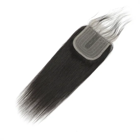 YS New Arrival Straight Human Hair Lace Closure Machine Made 4x1 Cheap Indian Unprocessed 100% Virgin Hair Lace Closure