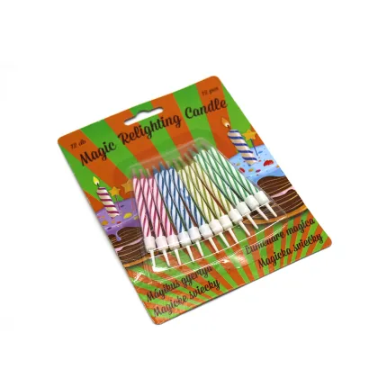 Re-burning thread birthday candle