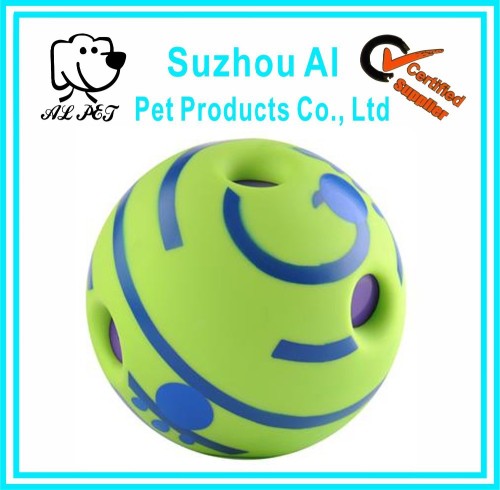 5.5" pet chew ball toy with funny sound