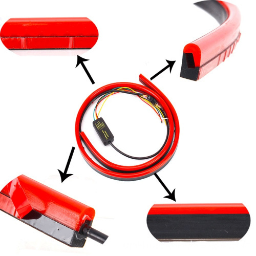 12V Car Pickup LED Strip Brake Lights - Waterproof Rear Tail Warning Lamp