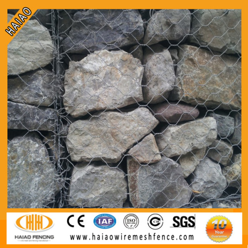 woven stone gabion basket,galvanized stone gabion basket