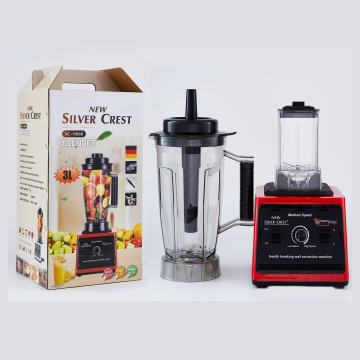 8000W Silver Crest 3L Multifunktionell mixer: Ett omfattande köksverktyg med 8 blad för blandning, saft, smoothies och mer