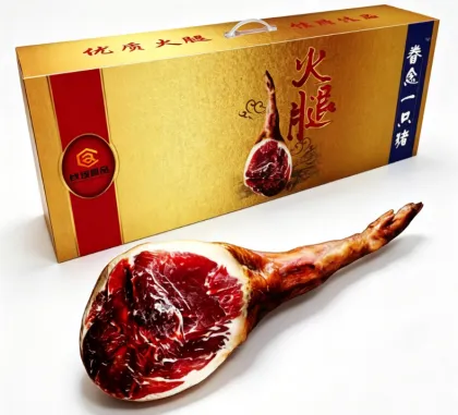 Pork ham, cured meat, whole ham