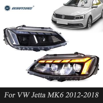 HCMotionz LED ไฟหน้าสำหรับโฟล์คสวาเก้น Jetta MK6 2012-2018