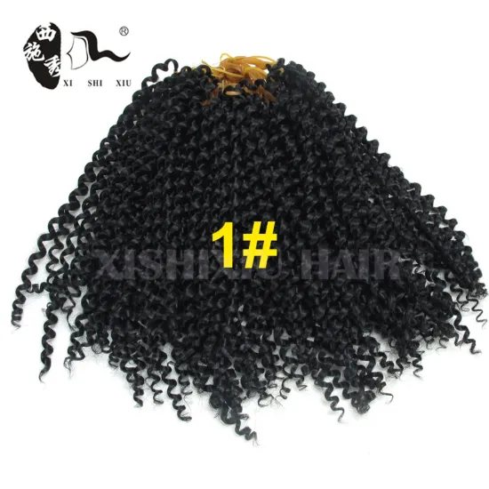 100% top quality afro bohemian jerry curl hair weave