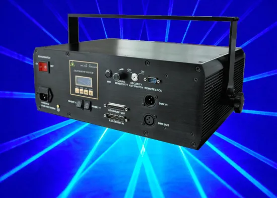 High Power 2w Blue Animation Laser Light / Disco Laser Light / Laser Light Show Imax 2.0b