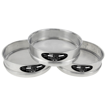 200 Micron Mesh Rice Flour Sieve 304 Stainless Steel Soil Test Sieve